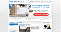 Desktop Screenshot of garage-carport.de