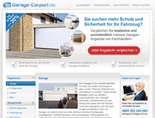 Tablet Screenshot of garage-carport.de